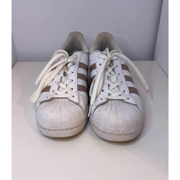 Adidas Superstar White Copper Metallic Women's US Size 7.5 - Picture 3 of 9